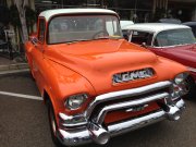 Orange 1956 GMC Pickup Truck